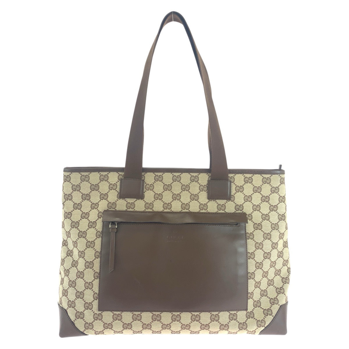 GUCCI Tote Bag 34339 GG canvas Beige brown