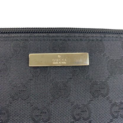 GUCCI Handbag 039 1103 GG canvas Black SilverMetal