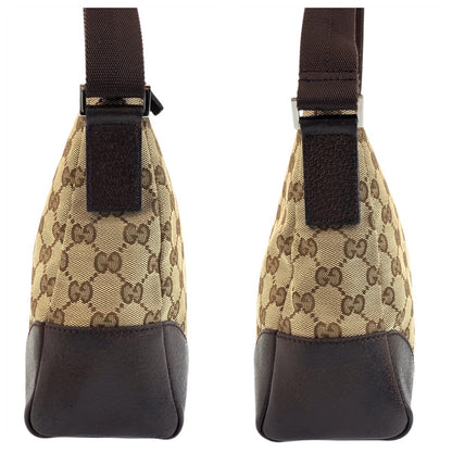 GUCCI Shoulder Bag 114273 GG canvas Beige brown