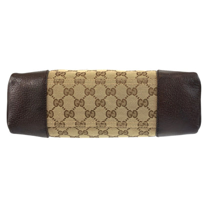 GUCCI Shoulder Bag 114273 GG canvas Beige brown