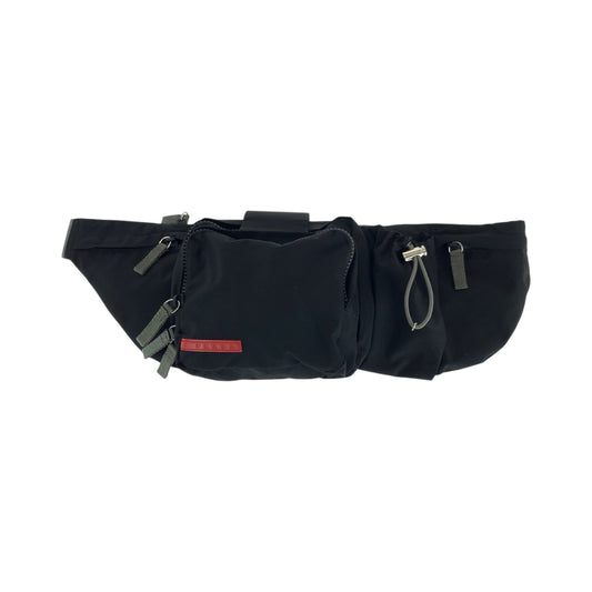 PRADA Waist bag 4VA056 Nylon Black SilverMetal PRADA Sports