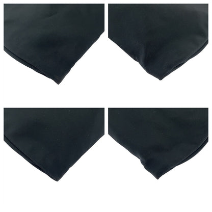 PRADA Tote Bag Nylon Black SilverMetal Test Triangle With logo