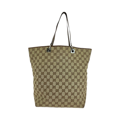 GUCCI Tote Bag 31243 GG canvas Beige brown