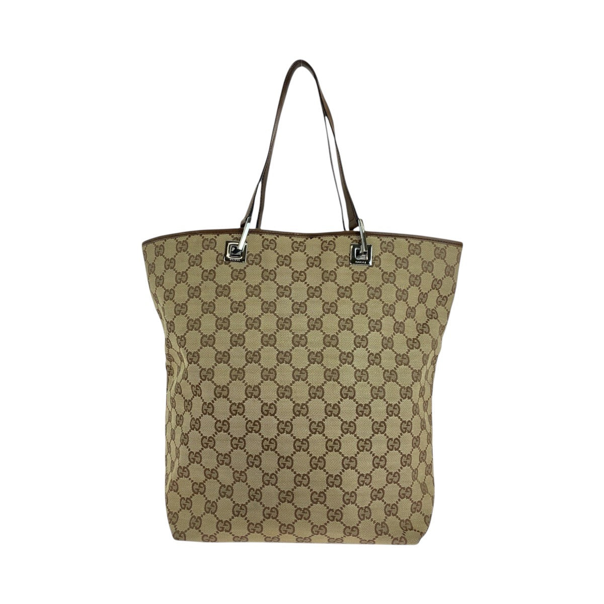 GUCCI Tote Bag 31243 GG canvas Beige brown