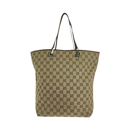 GUCCI Tote Bag 31243 GG canvas Beige brown