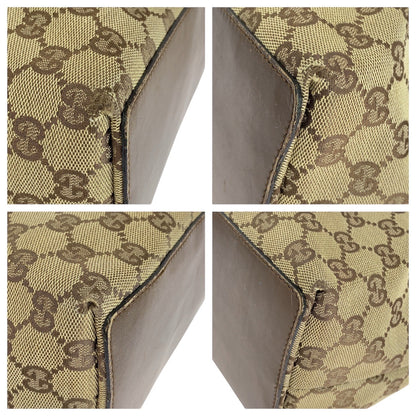 GUCCI Tote Bag 31243 GG canvas Beige brown