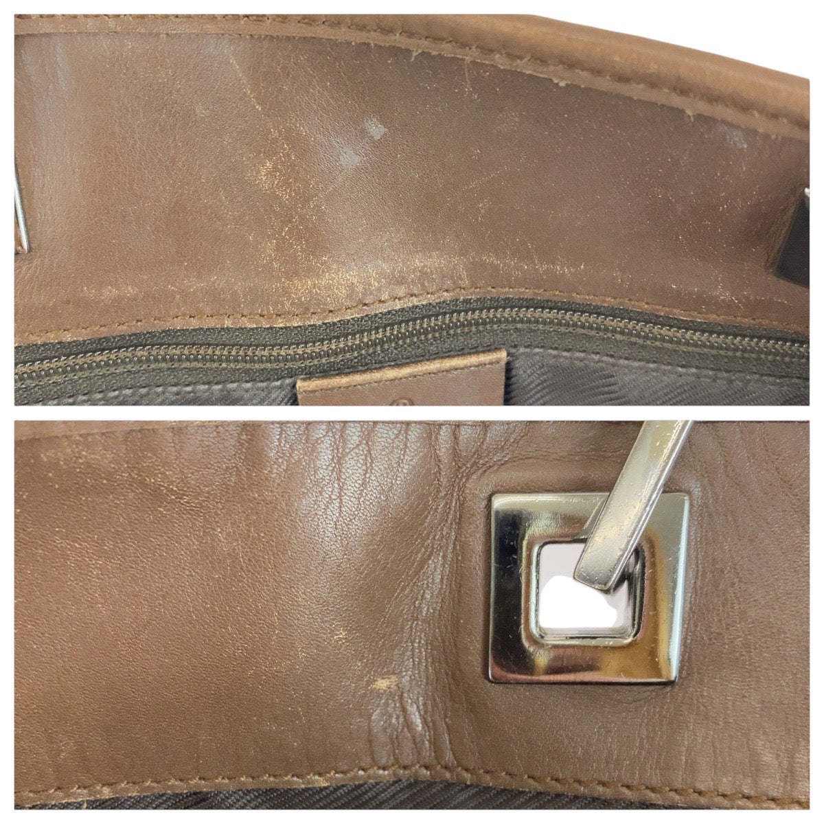 GUCCI Tote Bag 31243 GG canvas Beige brown