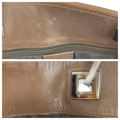 GUCCI Tote Bag 31243 GG canvas Beige brown