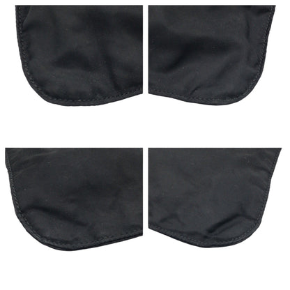 PRADA Shoulder Bag Nylon Black black Test Triangle With logo