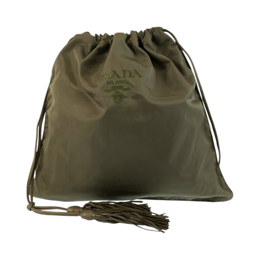 PRADA Shoulder Bag Nylon khaki Test