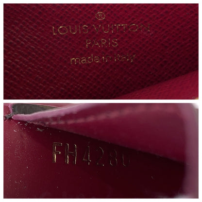 LOUIS VUITTON Coin case M67889 PVC Brown wine red Monogram Porte Cartes Zip