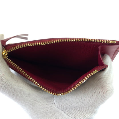 LOUIS VUITTON Coin case M67889 PVC Brown wine red Monogram Porte Cartes Zip