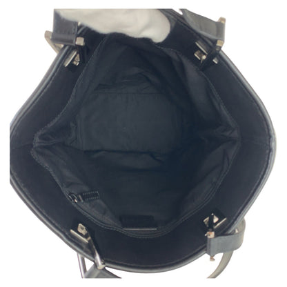 GUCCI Tote Bag 31244 GG canvas Black Silver Metal GG pattern