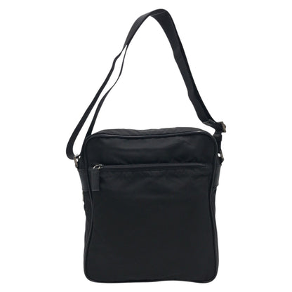 PRADA Shoulder Bag Nylon Black black Test Triangular logo