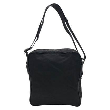 PRADA Shoulder Bag Nylon Black black Test Triangular logo