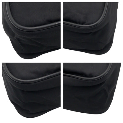 PRADA Shoulder Bag Nylon Black black Test Triangular logo