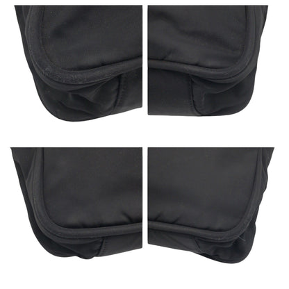 PRADA Tote Bag Nylon Black black Test Triangular logo