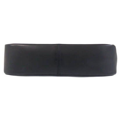 GUCCI Shoulder Bag 001 3739 leather Black black red Bamboo
