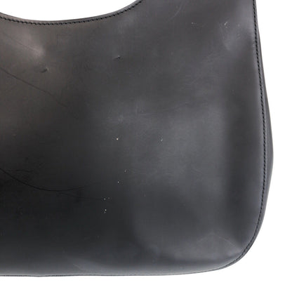 GUCCI Shoulder Bag 001 3739 leather Black black red Bamboo