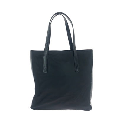 PRADA Tote Bag Nylon Black SilverMetal Test logo