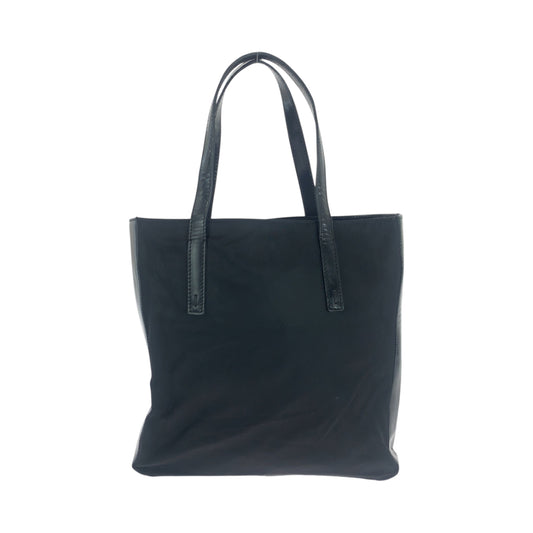 PRADA Tote Bag Nylon Black SilverMetal Test logo