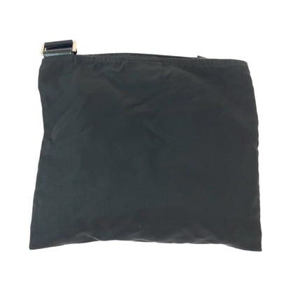 PRADA Shoulder Bag Nylon black Test Triangle With logo