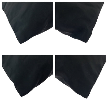 PRADA Shoulder Bag Nylon black Test Triangle With logo