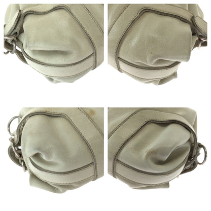 PRADA Handbag leather white