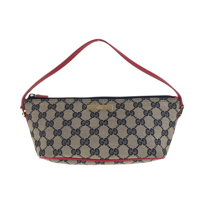 GUCCI Handbag 039 1103 GG canvas Black red