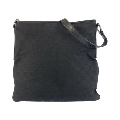 GUCCI Shoulder Bag 113013 GG canvas black