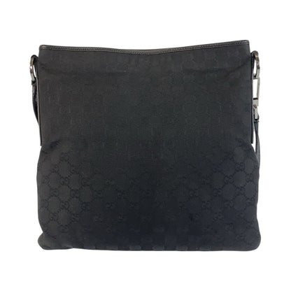 GUCCI Shoulder Bag 113013 GG canvas black