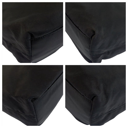 PRADA Tote Bag Nylon black Test Triangle With logo