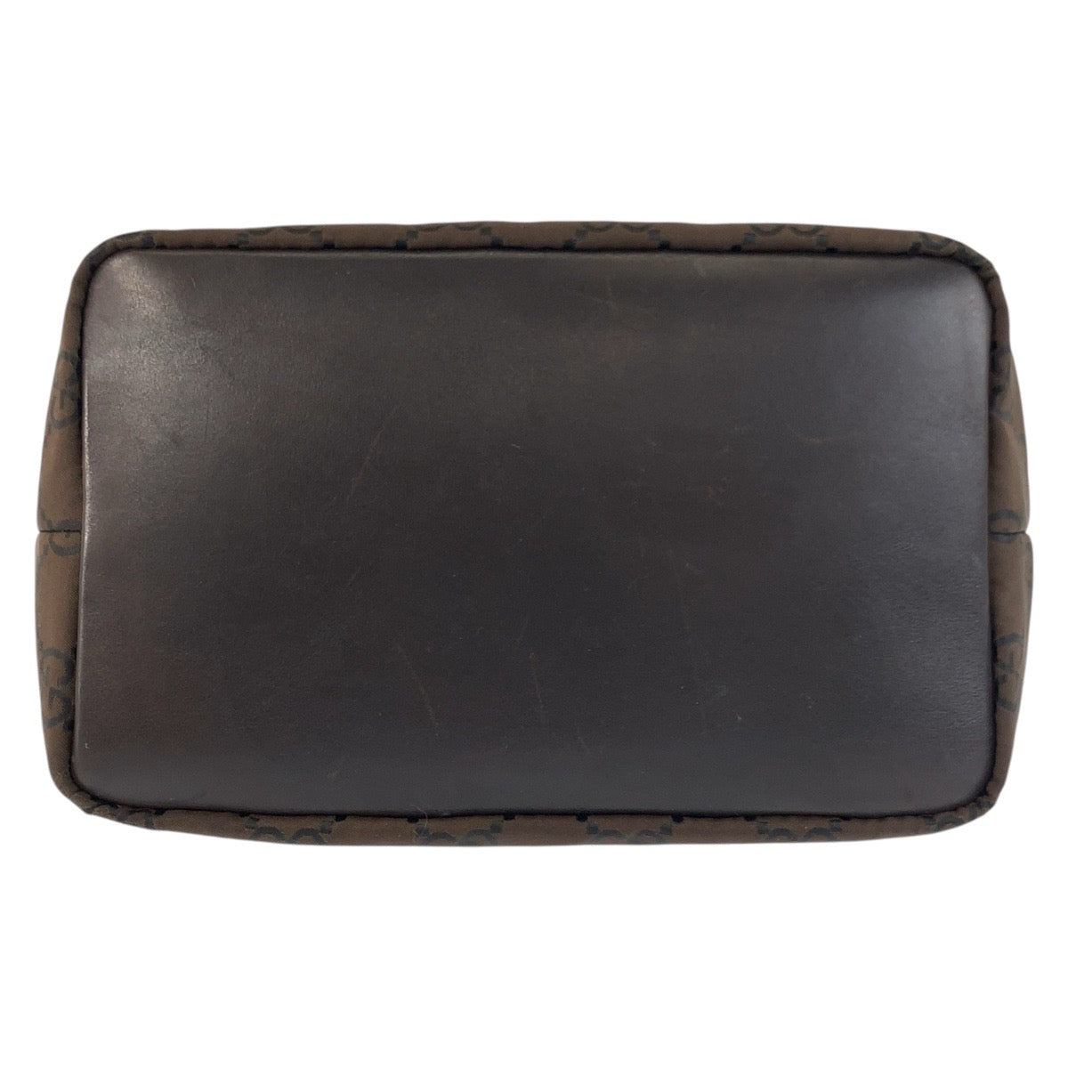 GUCCI Shoulder Bag 000 0531 Nylon Brown Bamboo GG pattern