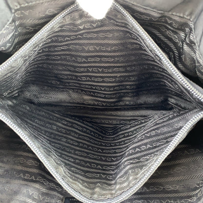 PRADA Tote Bag Nylon black Test Triangle With logo