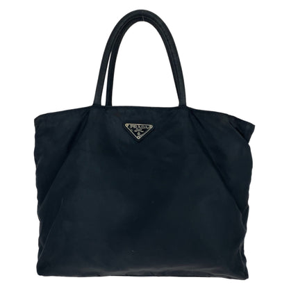 PRADA Tote Bag Nylon black Test Triangle With logo