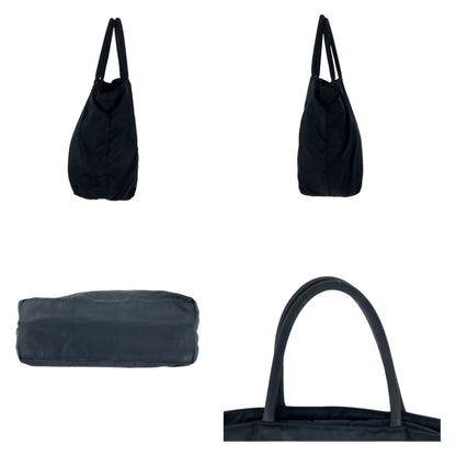 PRADA Tote Bag Nylon black Test Triangle With logo