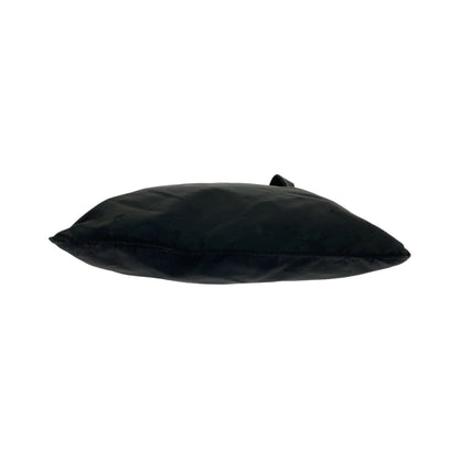 PRADA Shoulder Bag Nylon black Test Triangle With logo