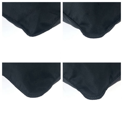 PRADA Shoulder Bag Nylon black Test Triangle With logo