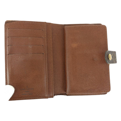 LOUIS VUITTON Bifold Wallet M61674 PVC Brown Monogram Portefeuille Viennoiserie