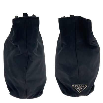 PRADA Tote Bag Nylon black Test Triangle With logo