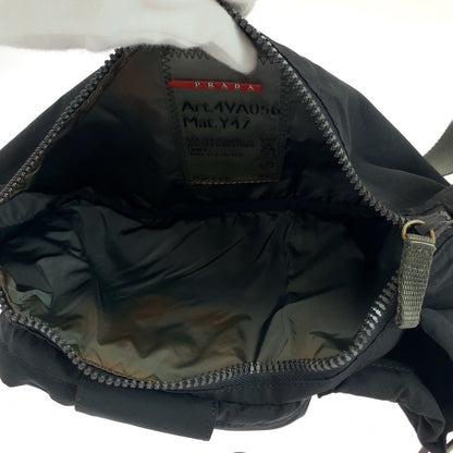PRADA Waist bag 4VA056 Nylon Black SilverMetal PRADA Sports