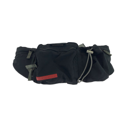 PRADA Waist bag 4VA056 Nylon Black SilverMetal PRADA Sports