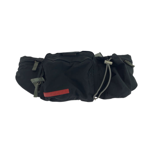 PRADA Waist bag 4VA056 Nylon Black SilverMetal PRADA Sports