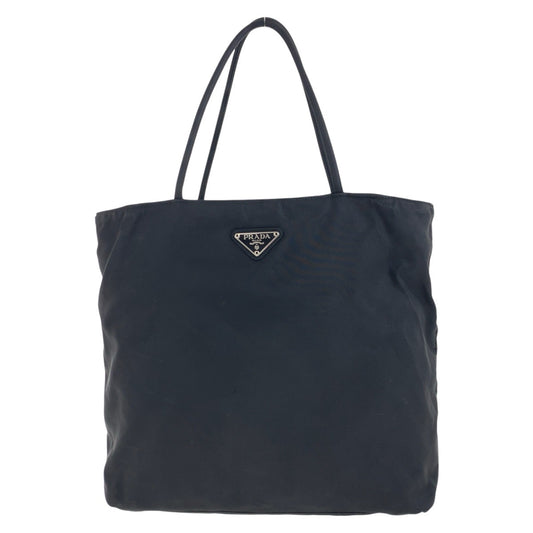 PRADA Tote Bag Nylon black Test Triangle With logo