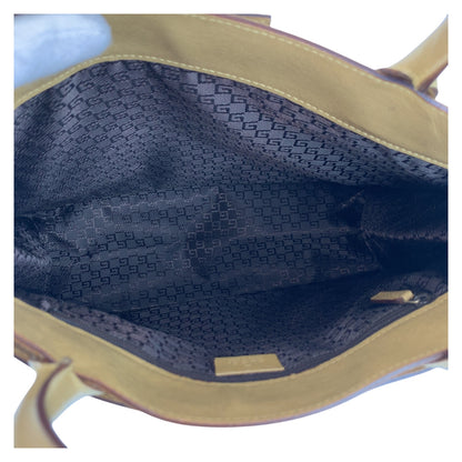 GUCCI Business bag 002 1090 leather Beige Gold Metal