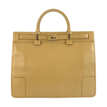 GUCCI Business bag 002 1090 leather Beige Gold Metal