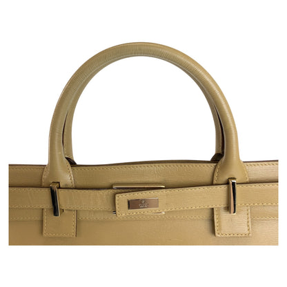 GUCCI Business bag 002 1090 leather Beige Gold Metal