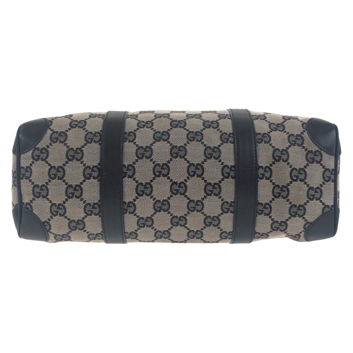 GUCCI Handbag 000 0851 GG canvas Black, Gray, Gold Metal
