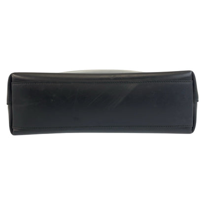 PRADA Tote Bag leather Black black Punching logo