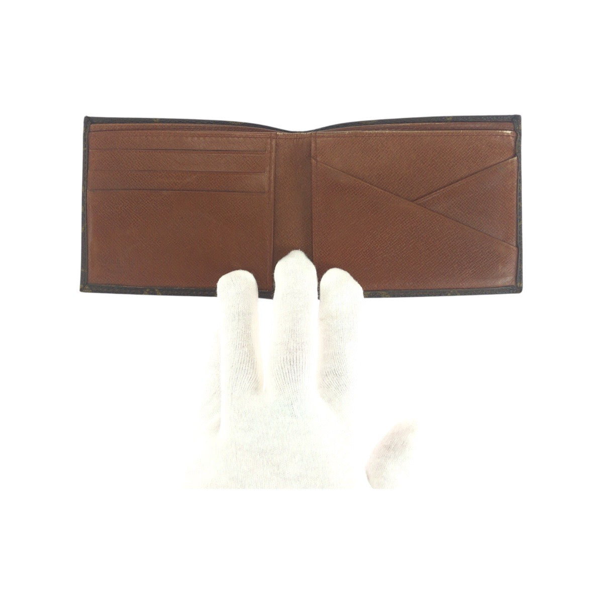 LOUIS VUITTON Bifold Wallet PVC Brown brown Monogram Portefeuille Multripru
